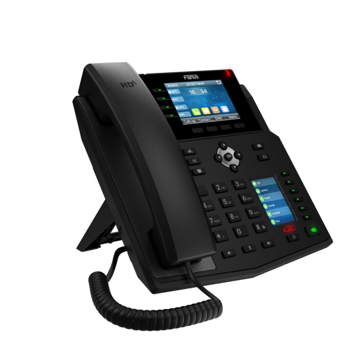 Fanvil X5U-R V2 Téléphone IP rouge haut de gamme pour hôpitaux et pompiers