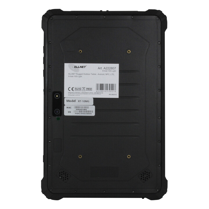ALLNET X-trail-100-Light Rugged Outdoor Tablet Android 13, NFC, LTE, 10" 1920x1200, 8GB/128GB