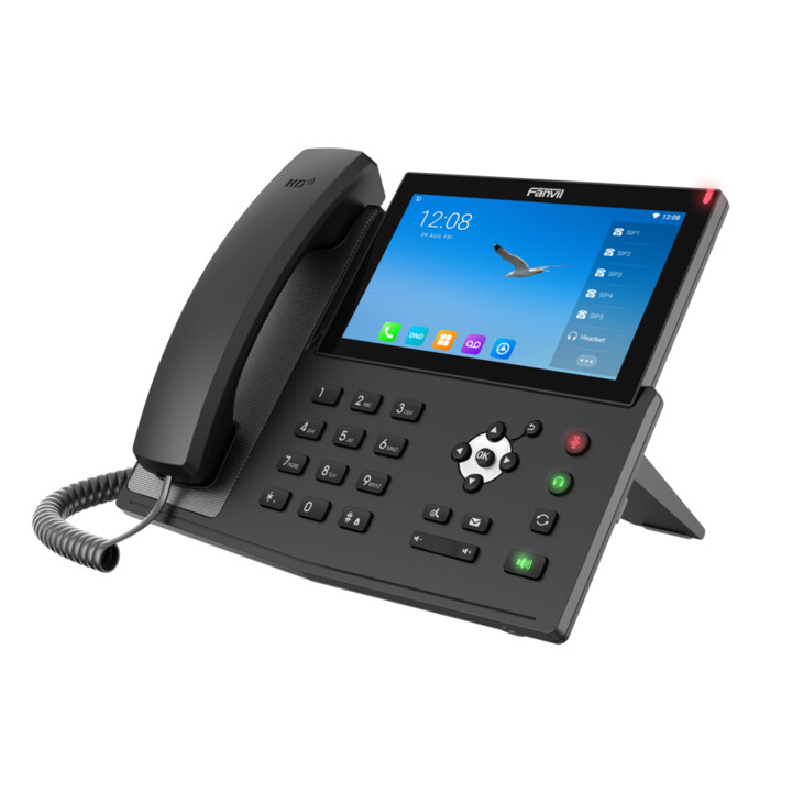 Fanvil X7A V2 Téléphone IP Android à écran tactile, SIP, PoE, Gigabit, USB, Bluetooth