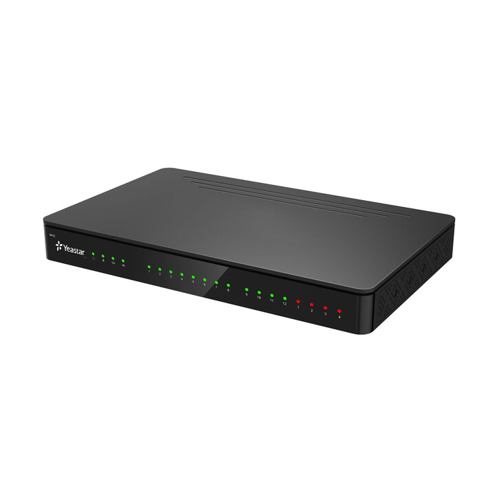 PBX Yeastar S-Series - S412 lite com 4 portas FXS integradas e 8 utilizadores SIP (V4)