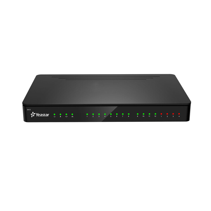 Centralino Yeastar Serie S - S412 lite con 4 porte FXS integrate e 8 utenti SIP (V4)