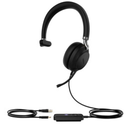 Casque Yealink - UH38 Mono Teams sans batterie - USB-A