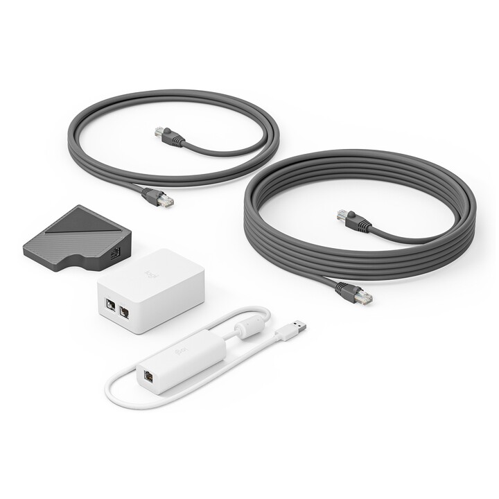 Pacote Logitech: LOGITECH Rally Bar Mini + Kit TAP Cat5e