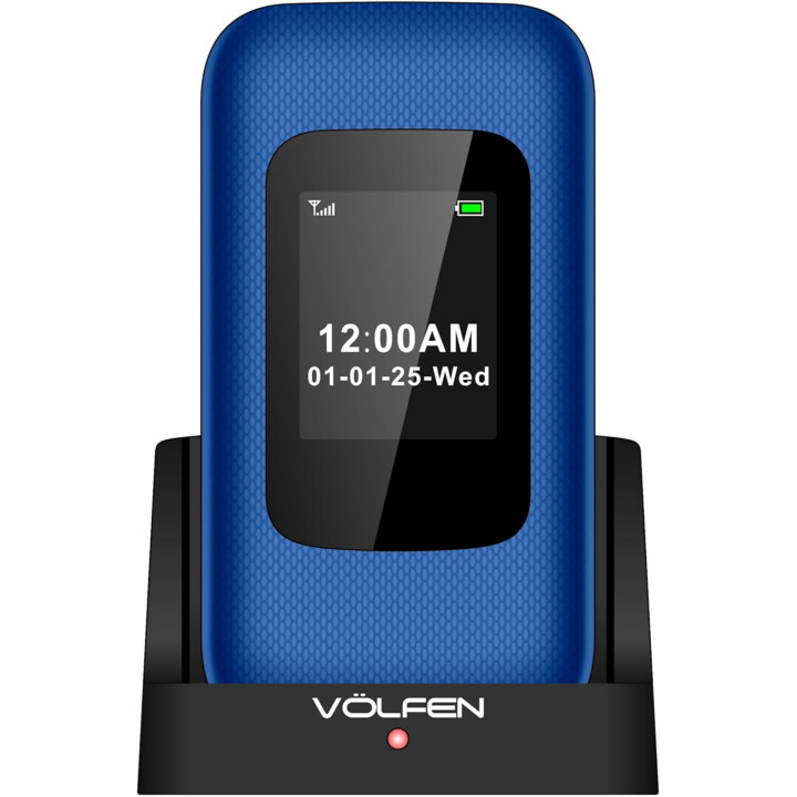 Volfen Orion Dual Max Over-Ear Headset with Charging Base Blue