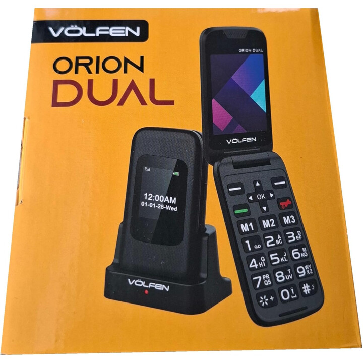 Volfen Orion Dual Max Over-Ear Headset with Charging Base Blue