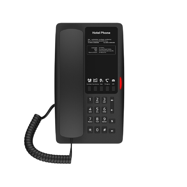 Fanvil H4W-Black, H4W-Black --- Téléphone d'hôtel WiFi / SIP / Wi-Fi 6 *** d'occasion - deuxième choix ***