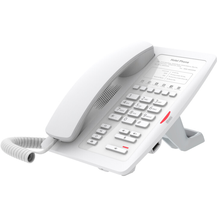 Fanvil H3W V2-White, H3W-White---Teléfono de hotel con Wi-Fi / SIP / POE / Wi-Fi