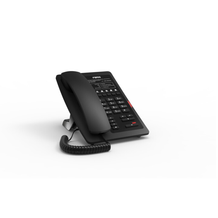 Fanvil H3W V2-Black, H3W-Black---Teléfono de hotel con Wi-Fi / SIP / POE / Wi-Fi
