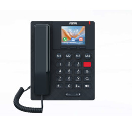 Teléfono Fanvil X306 con teclas grandes en azul oscuro