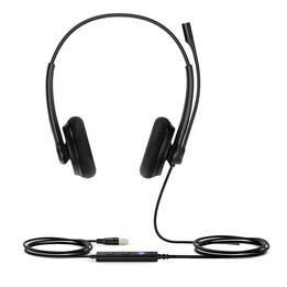 Auscultadores Yealink UH34 Lite Dual Teams USB-C/A