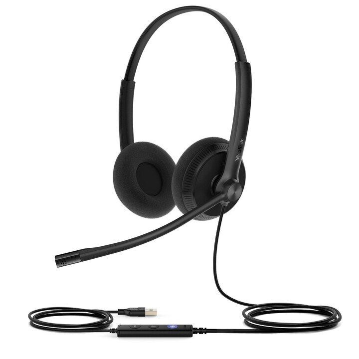 Auscultadores Yealink UH34 Lite Dual Teams USB-C/A
