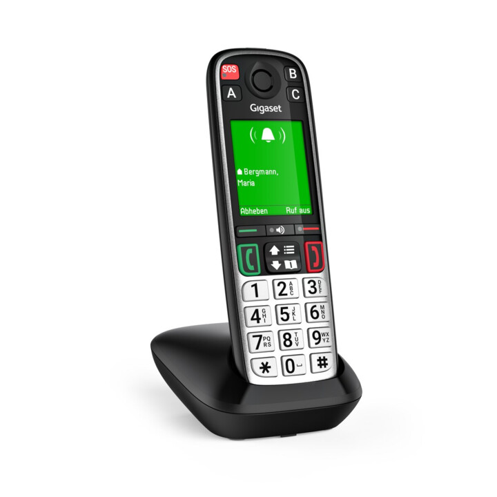 Gigaset EASY 500HX - Téléphone sans fil pour seniors avec touches parlantes et SOS