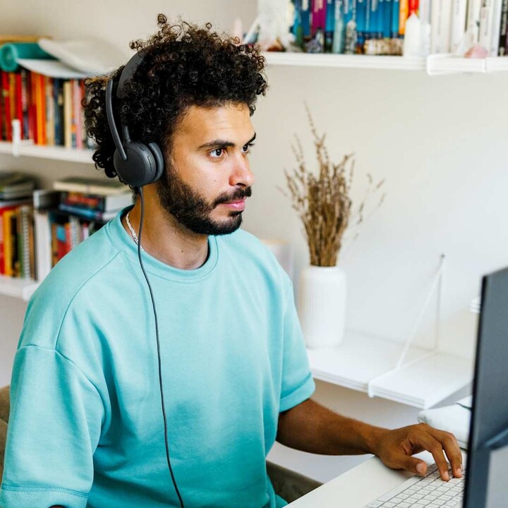 Logitech Zone Wired 2 - Cuffie con cavo USB-A, microfono con cancellazione attiva del rumore, certificate per Microsoft Teams e 