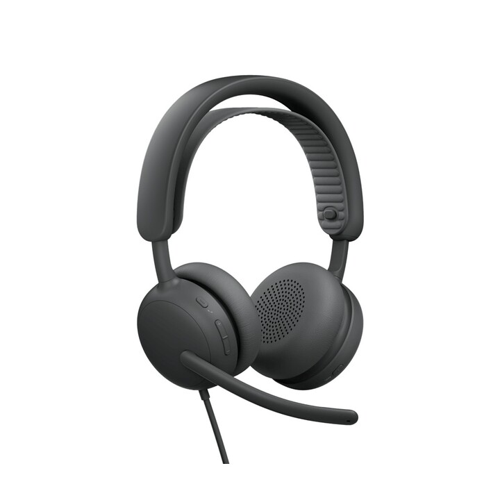 Logitech Zone Wired 2 - USB-A Wired Headset with Active Noise-Cancelling Microphone, Certified for Microsoft Teams and Zoom
