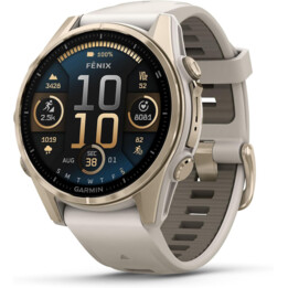 Garmin Fenix 8 43 mm Zafiro Oro Suave 