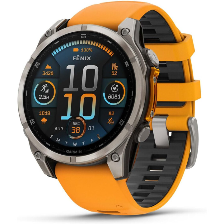 Garmin Fenix 8 51 mm Sapphire Orange 