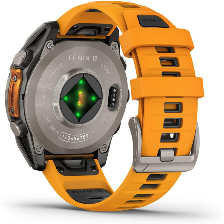 Garmin Fenix 8 Saphir 51 mm Orange 