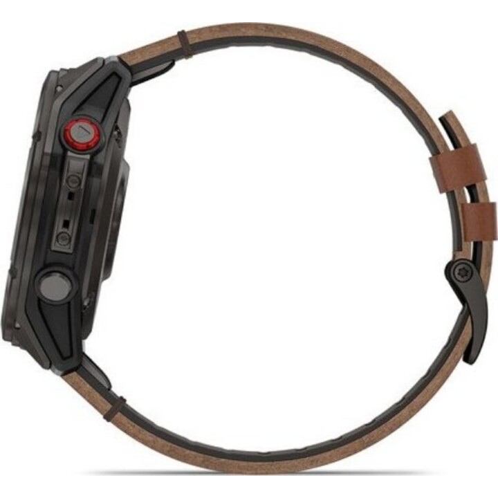 Garmin Fenix ​​8 Pro LTE 51mm Sapphire AMOLED Leather Strap Garmin Titanium Black