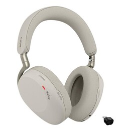 Jabra Evolve3 85 MS + Link 390c Casque sans fil supra-auriculaire pour appels/musique USB Type C Bluetooth Gris