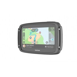 TomTom Rider 550 Premium Pack - GPS para moto con pantalla táctil de 5" antirreflejos, mapas mundiales y alertas de radares