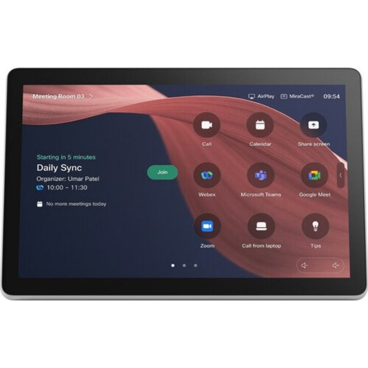 Cisco Room Navigator Table Accs (CS-T10-TS-L-K9=) - Panel táctil de mesa 10,1" First Light