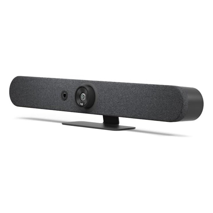 Cámara de conferencias Logitech Rally Bar Mini 4K UHD - 6 micrófonos con formación de haz