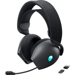 Cuffie gaming wireless DELL AW725H-G-DEAM, tri-mode, 2,4 GHz, Bluetooth 5.0 e cavo 3,5 mm, nero