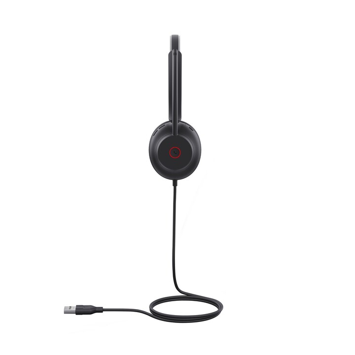 Auscultadores Yealink UH35 Mono UC com cabo USB, altifalante de 35 mm e microfones duplos com cancelamento de ruído