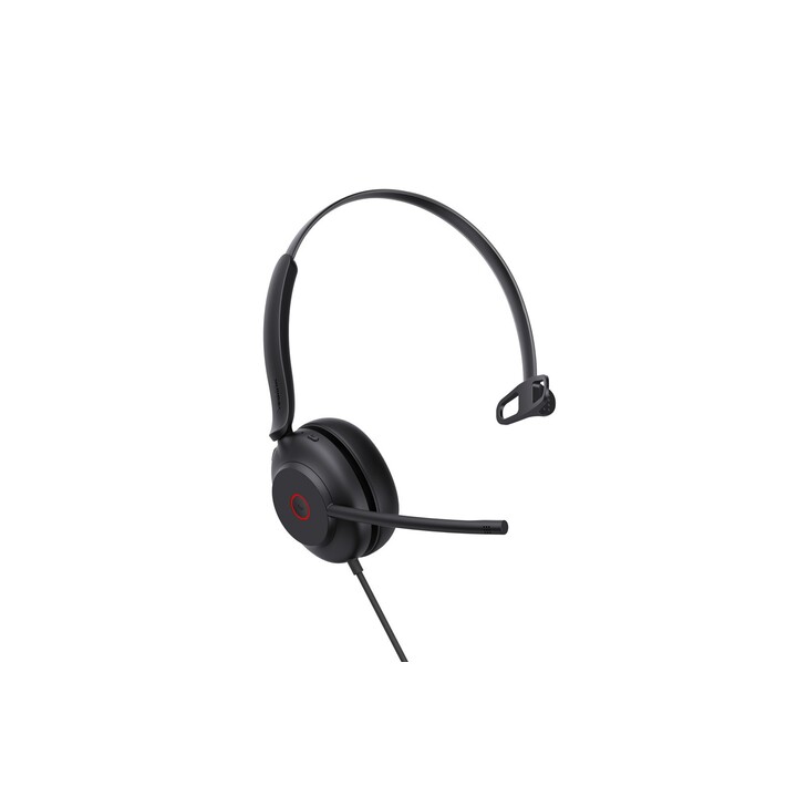 Auscultadores Yealink UH35 Mono UC com cabo USB, altifalante de 35 mm e microfones duplos com cancelamento de ruído