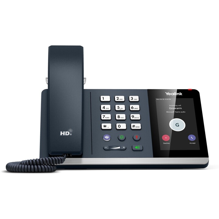 Yealink MP54 Teams - Teléfono IP Android 9.0, Pantalla Táctil 4"