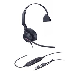 Yealink UH46 Mono USB-C/A - Professional Mono Headset with Active Noise Cancellation