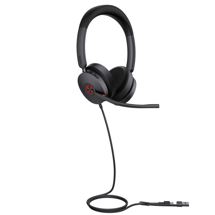 Yealink UH48 SE Dual Teams USB-C/A - Binaurales Headset mit Boom-Mikrofon und aktiver Geräuschunterdrückung