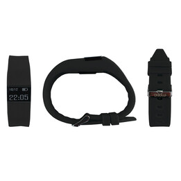Billow XSB70B Smart Band Black with Heart Rate Monitor
