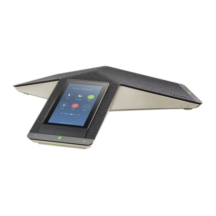 Poly Trio C60 Telefono per Conferenze VoIP per Microsoft Teams/Skype, Nero