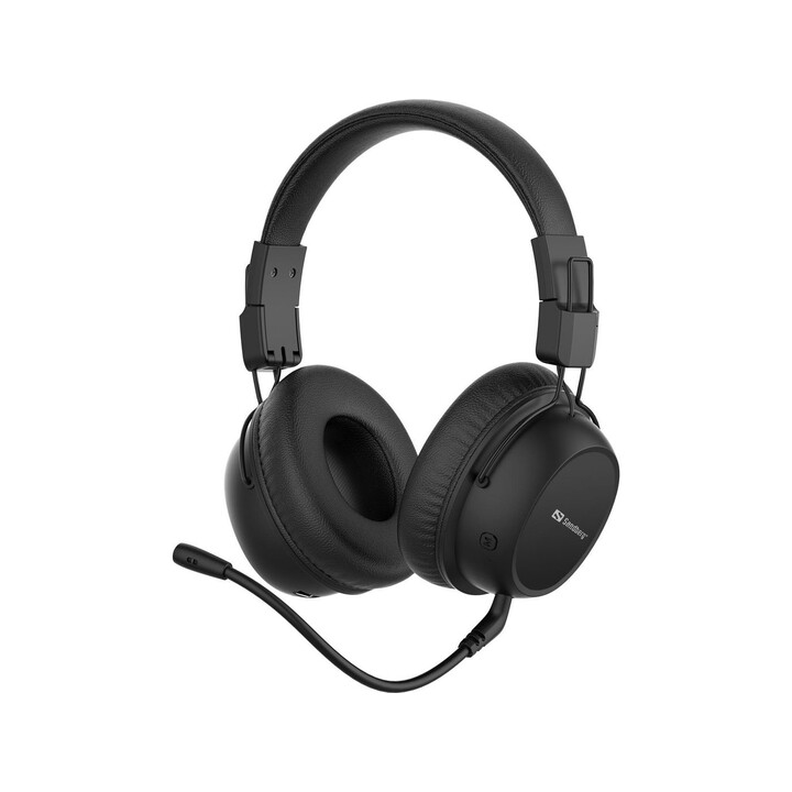Sandberg 126-36 Casque Sans Fil Arceau Gaming Bluetooth USB Type C Noir