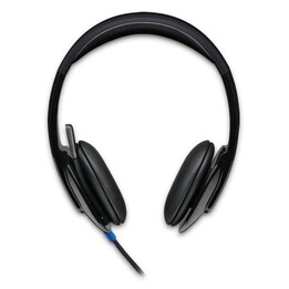 Logitech H540 Cuffie USB con Microfono per Ufficio e Call Center, Nero
