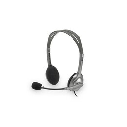 Logitech H111 Cuffie Stereo con Cavo e Microfono con Cancellazione del Rumore, Nero