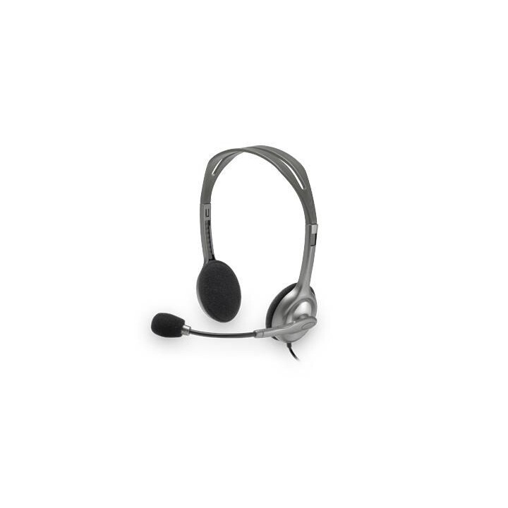 Logitech H111 Casque Stéréo Filaire avec Microphone à Réduction de Bruit, Noir