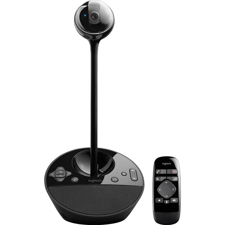 Logitech BCC950 ConferenceCam - Full HD 1080p Video Conferencing Camera, 4x Optical Zoom, Speaker and Microphone