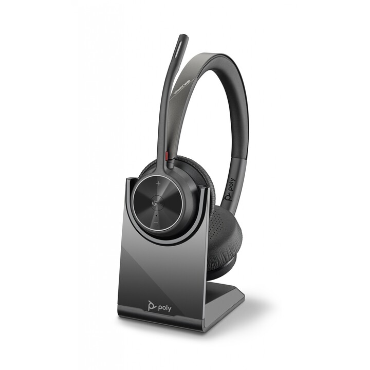 Poly Voyager 4320 UC Casque Sans Fil Bluetooth 5.0 avec Microphone et USB-C