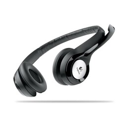 Logitech H390 Casque USB avec Microphone Perche, Binaural pour Appels et Musique, Noir