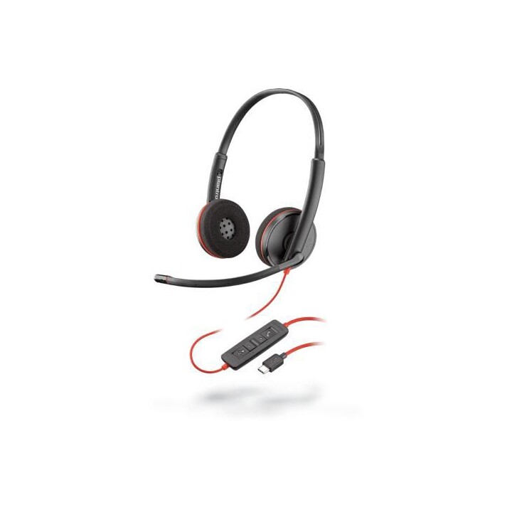 Poly Blackwire C3220 Cuffie USB-C con microfono con cancellazione del rumore