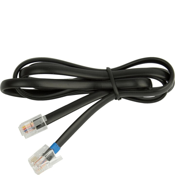 Jabra 14201-12 Cabo telefónico RJ9 para QD, 0,5 m, Preto