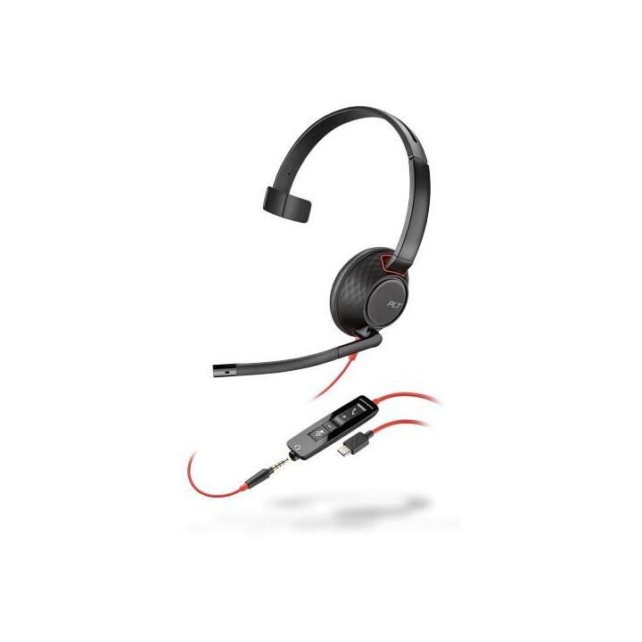 HP Poly Blackwire C5210 Cuffie Mono USB-C Nere