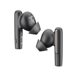 HP Poly Voyager Free 60 UC Auricolari In-Ear Wireless Carbon Black + Adattatore USB-C BT700 + Custodia di Ricarica Base