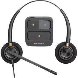 HP Poly EncorePro 520 Binaural Headset mit Mikrofon und Schnellabschaltung