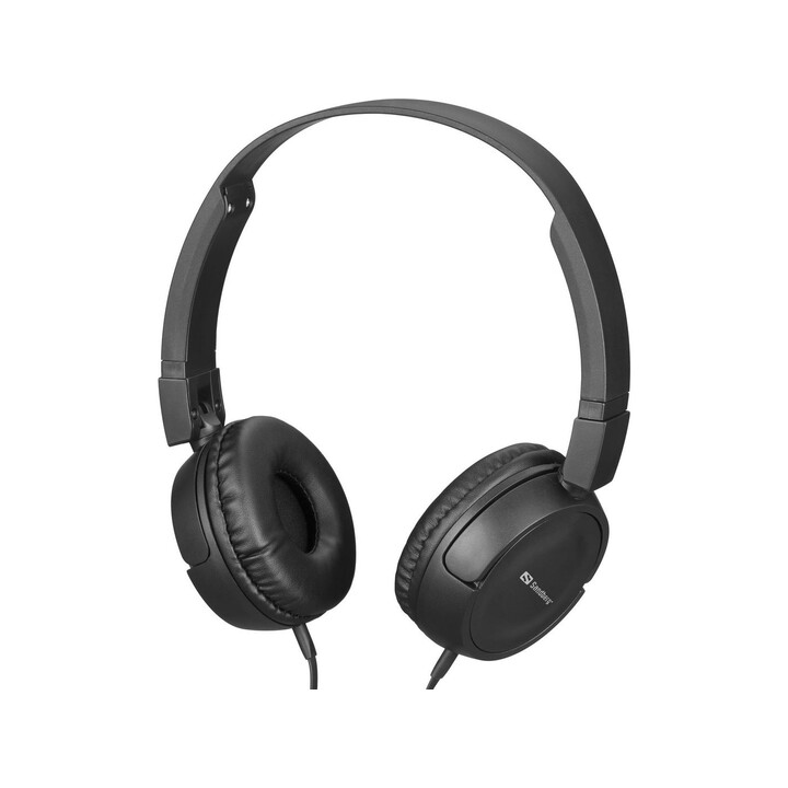 Sandberg Saver Minijack Auriculares de viaje plegables con control de volumen