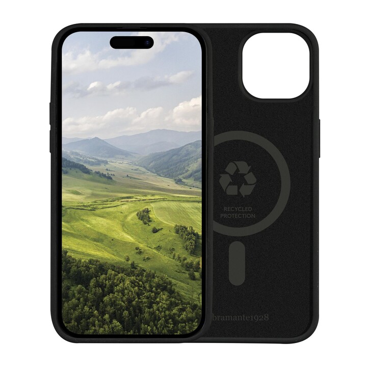 dbramante1928 Monaco MagSafe Case for iPhone 15 Plus, Black
