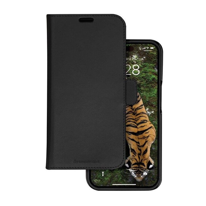 dbramante1928 Lynge Folio Case for iPhone 15 Plus, Black