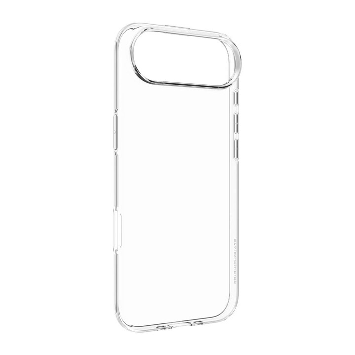 dbramante1928 Greenland custodia per iPhone Air Clear, policarbonato riciclato GRS e TPU biodegradabile, trasparente antigiallo,